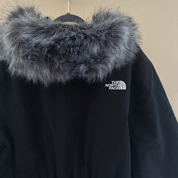 The North Face Women’s 2XL Arctic Parka Coat 600 Down Fill Black Jacket - Picture 16 of 16